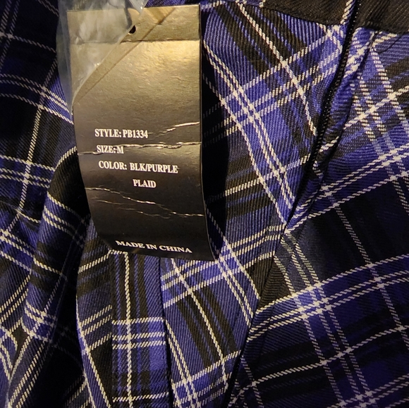 NWT ROYAL BONES Plaid Skirtall Dress ๐ - Picture 6 of 6